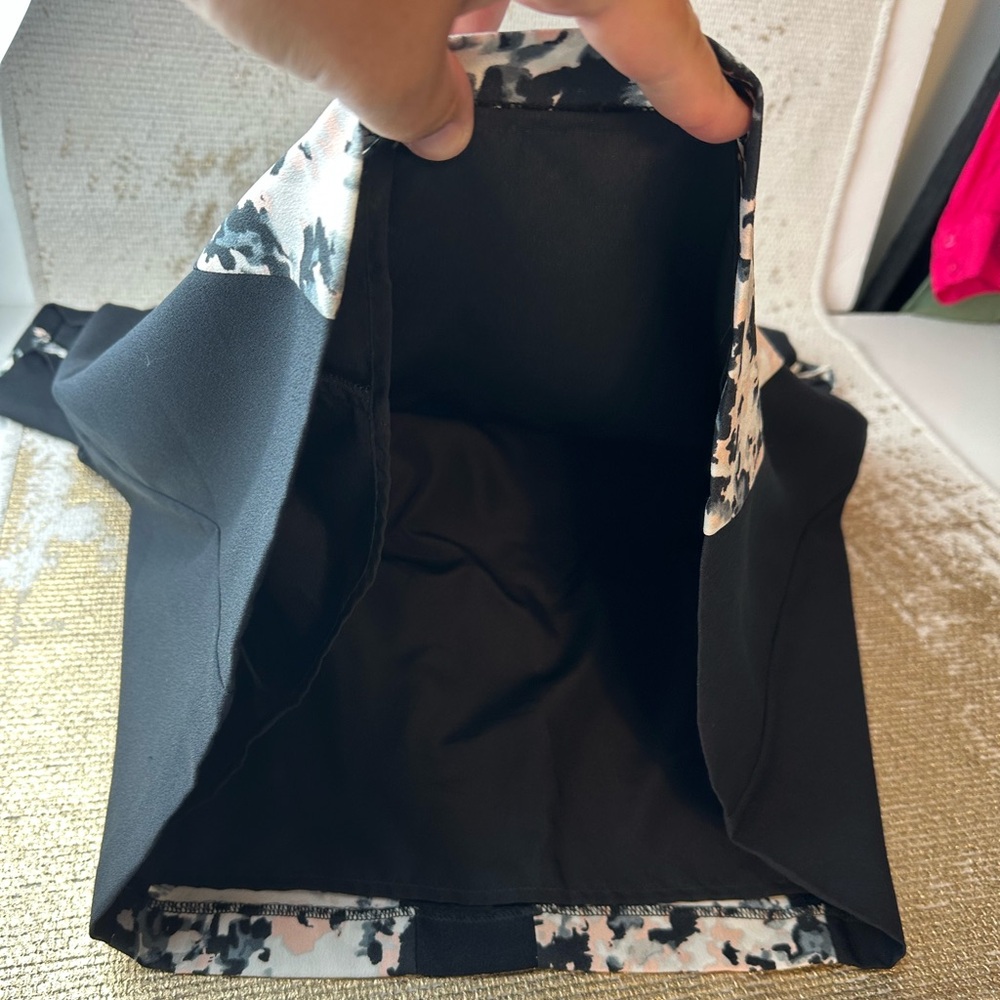 BANANA REPUBLIC Black White Grey & Pink Dress | Size 12 | Business Career Office - Picture 8 of 12